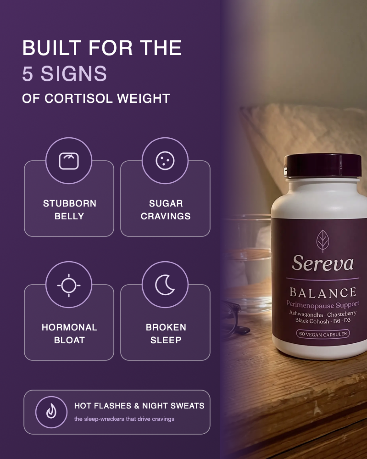 Built for the 5 signs of cortisol weight