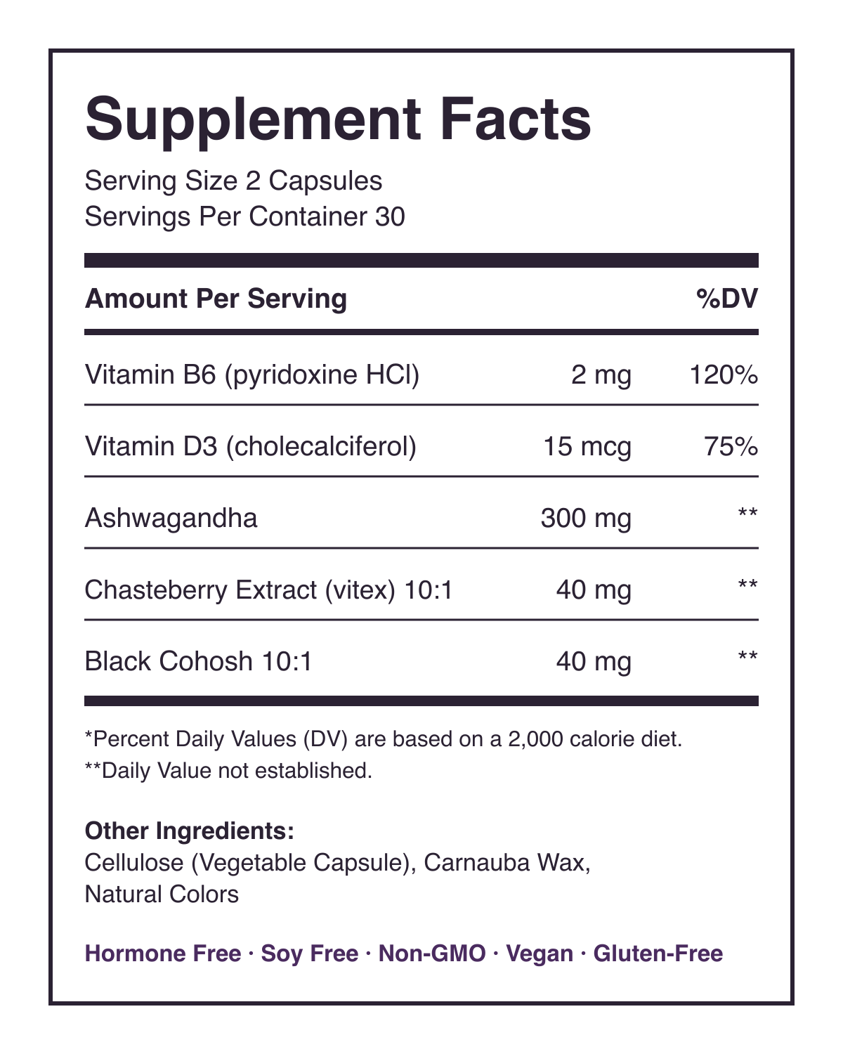 Supplement facts