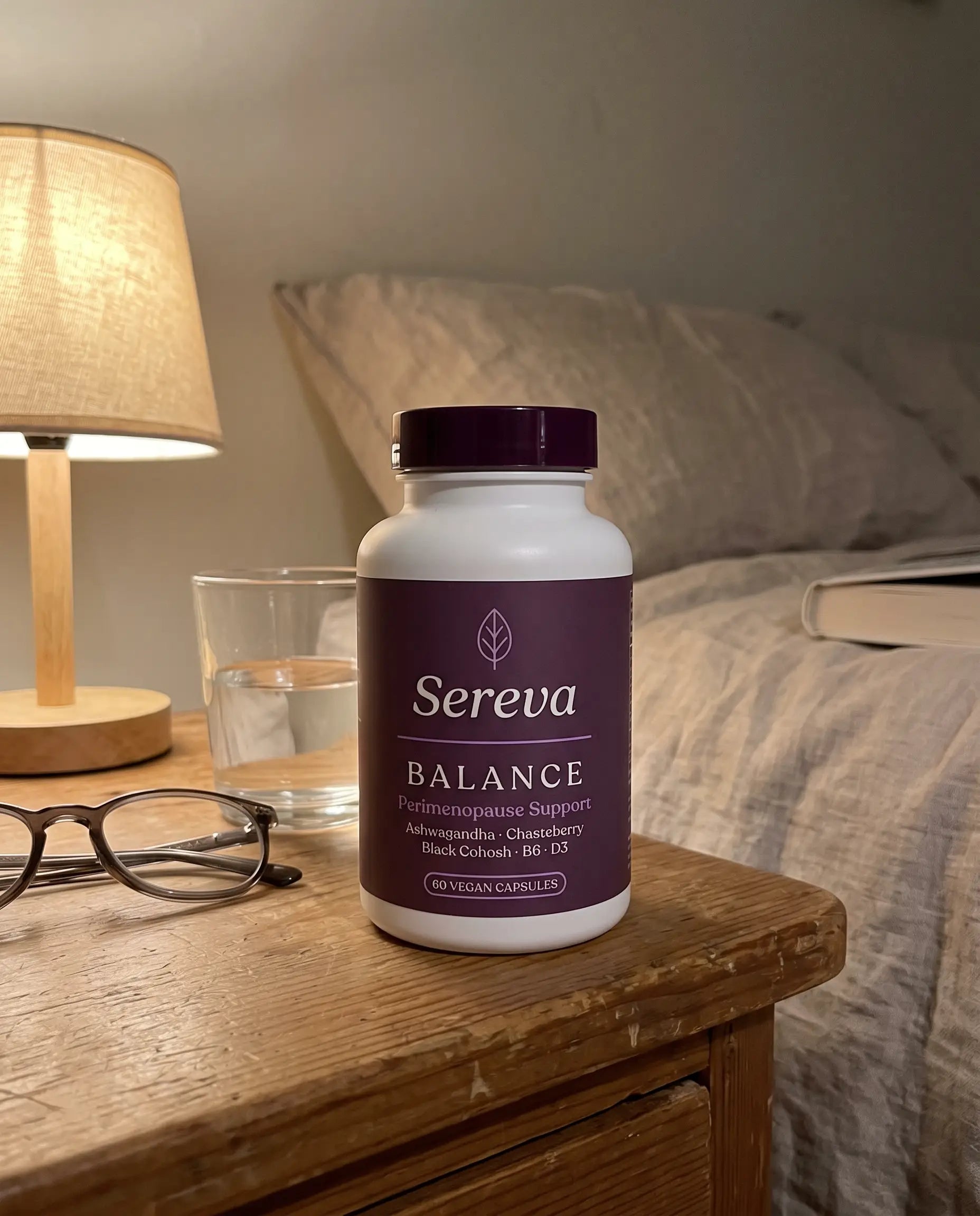 Sereva Balance on a nightstand